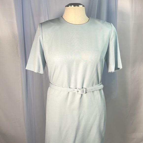 Diane Roberts Dresses & Skirts - Diane Robert’s vintage light blue short sleeve shirt dress 12 H